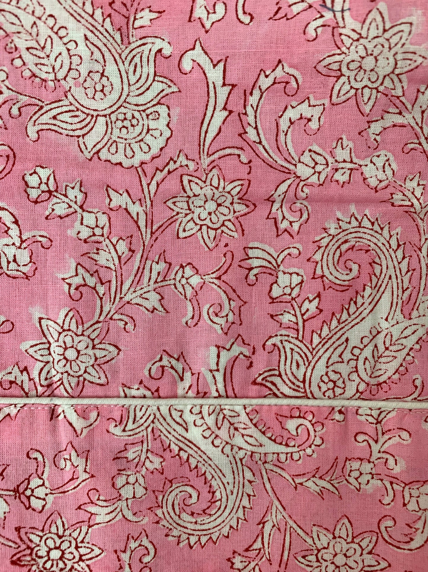Bata kimono · Algodón puro estampado block print artesanal en India · Bata novia · Bata dama honor · Kimono boho · Rosa